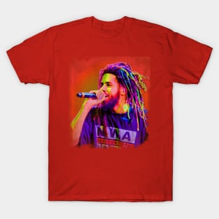 J. Cole//Pop Art Style T-Shirt